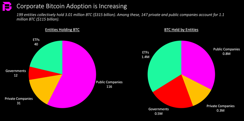 कॉर्पोरेट Bitcoin एडॉप्शन
