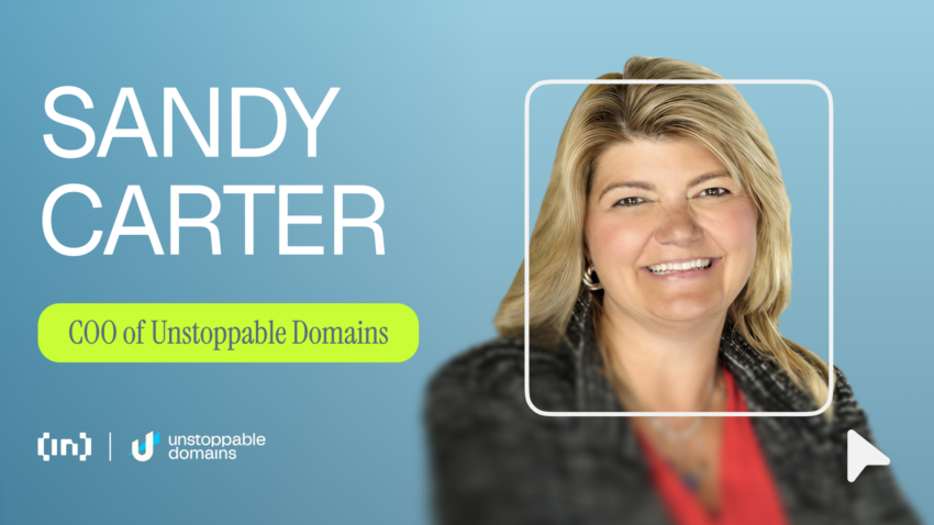 Sandy Carter का Web2 और Web3 को जोड़ने पर विचार: Unstoppable Domains के साथ डोमेन का भविष्य